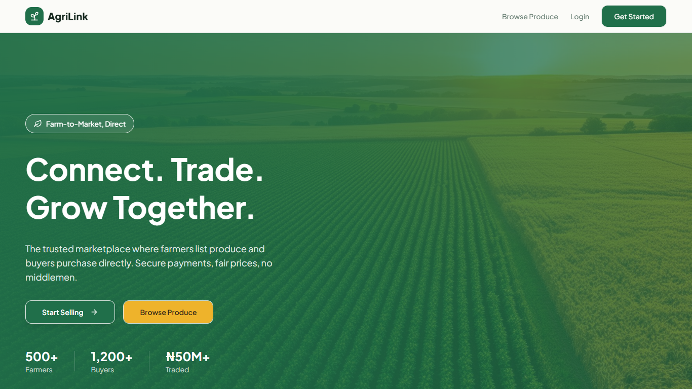 AgriLink Marketplace