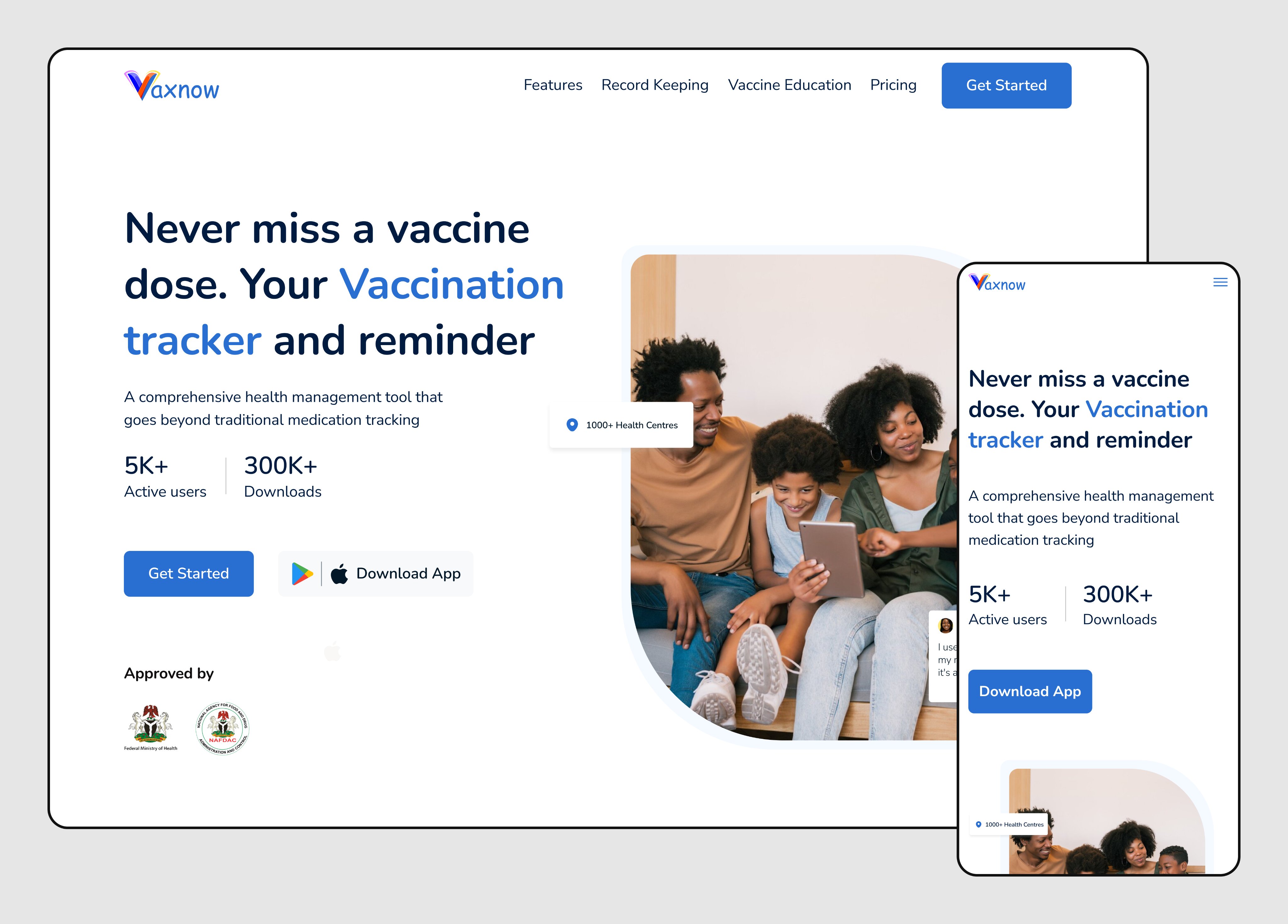 VaxNow Hero Section